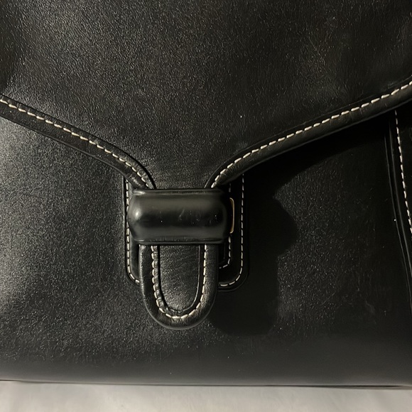 Coach Courier Carryall Black Glovetanned Leather Handle & Shoulder Bag - Picture 4 of 12